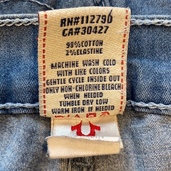 True Religion SZ 26 Skinny Denim Blue Jeans D32 - Picture 13 of 13